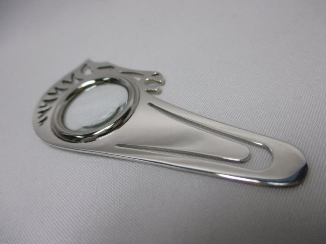 新品 未使用品 エルメス マネークリップ ルーペ付きブックマーカー しおり