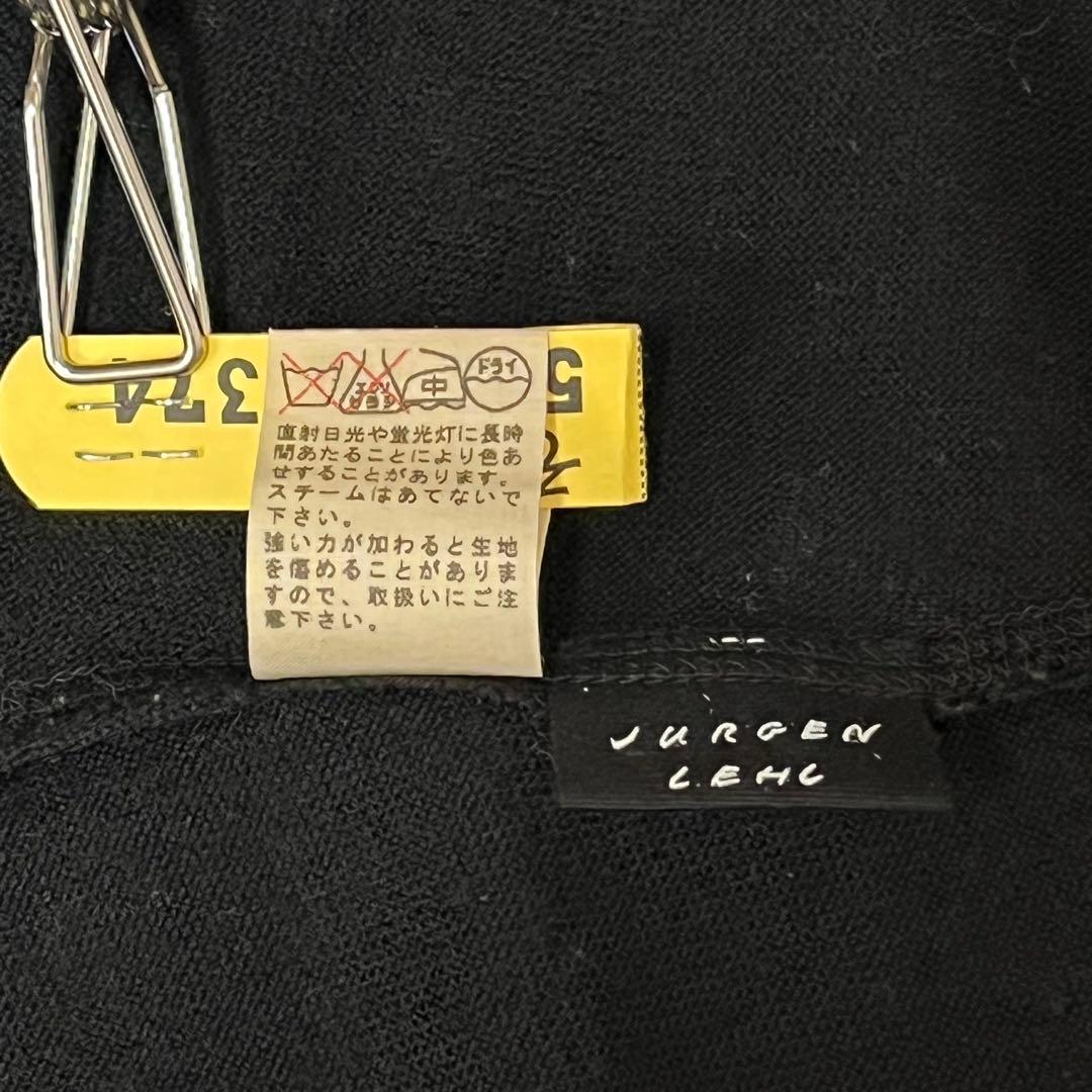 ヨーガンレール モックネック ウール チュニックワンピース 黒