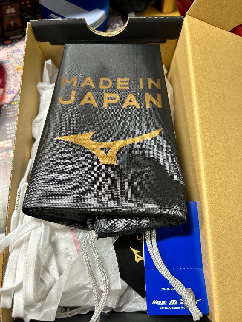 モレリア2JAPAN24センチ、ミズノアルファエリート23センチ