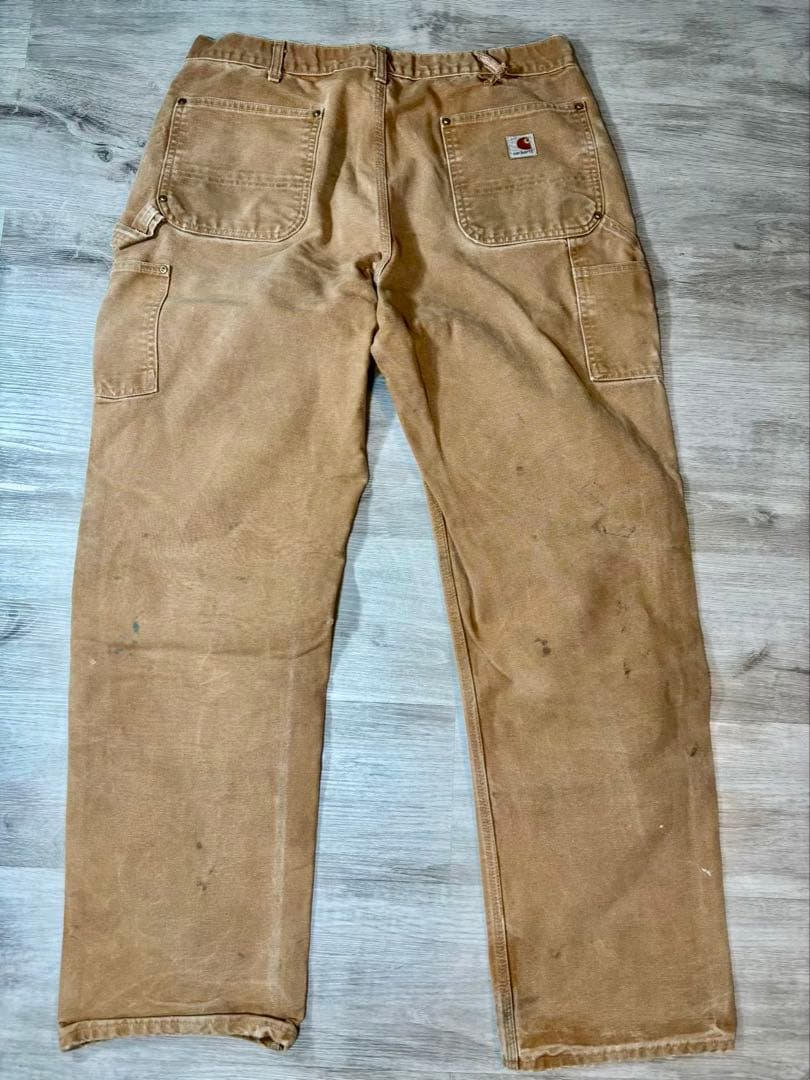 127 Carhartt B01 ダブルニー ダックパンツ USA製 W34