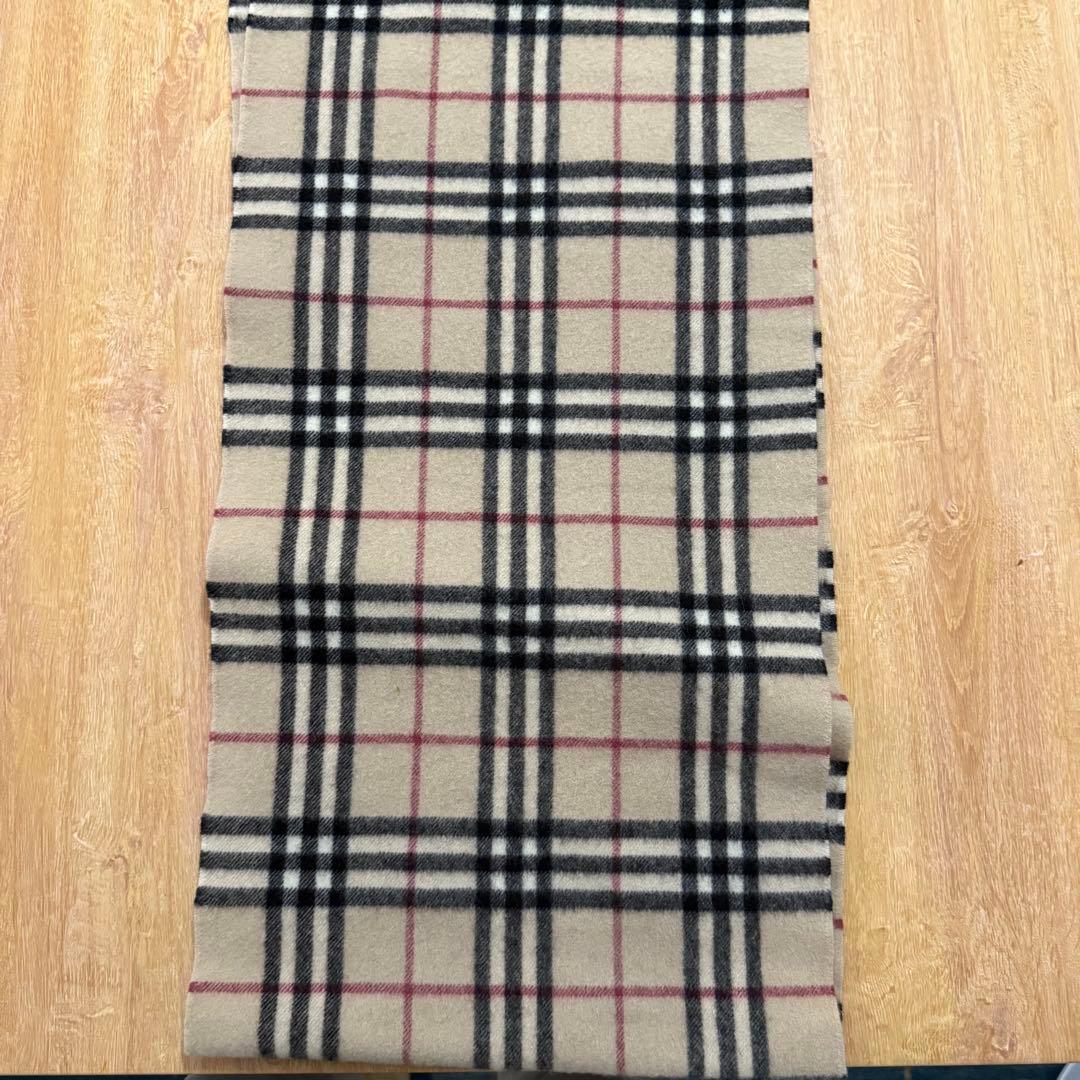BURBERRY LONDON カシミヤ 100% ノバチェック マフラー