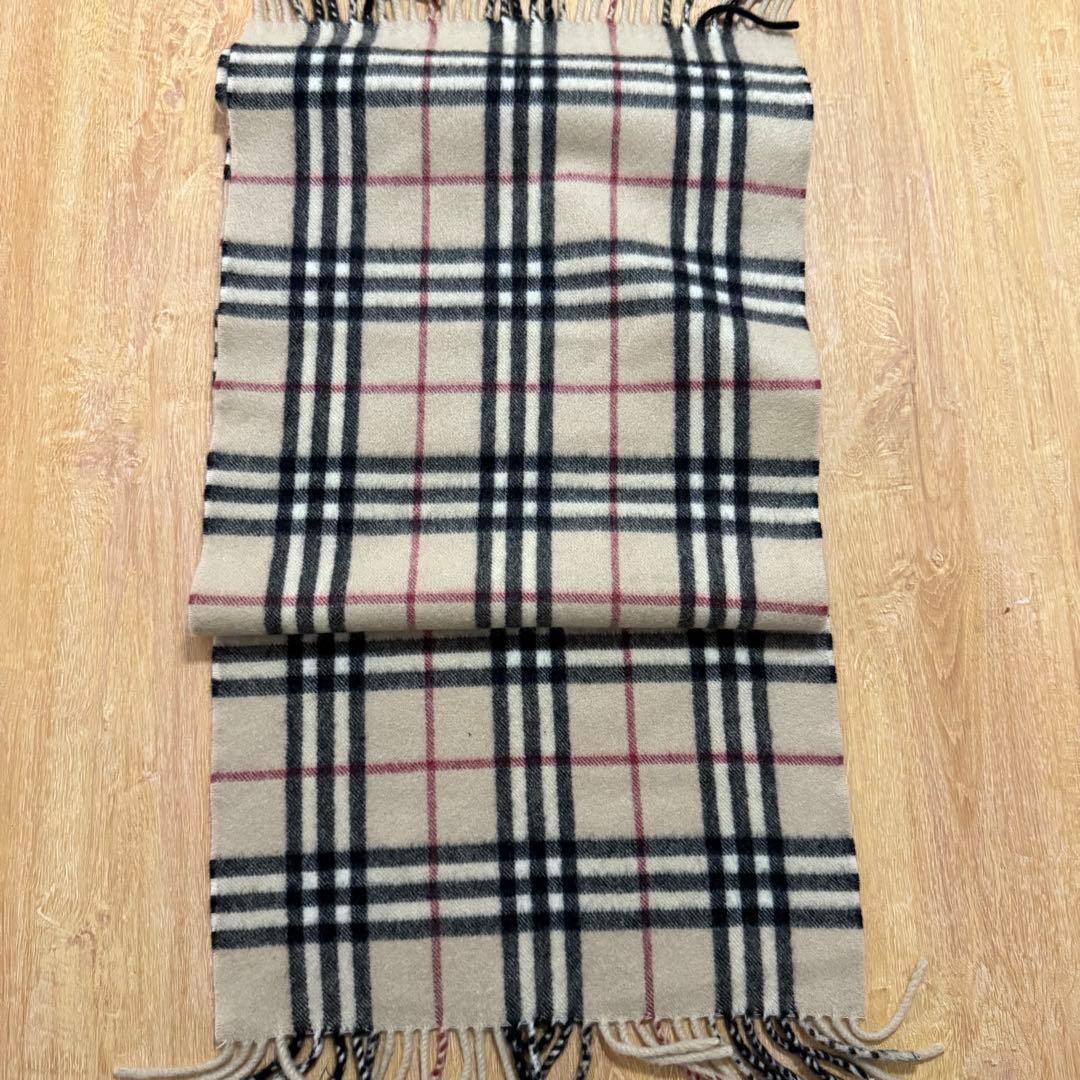 BURBERRY LONDON カシミヤ 100% ノバチェック マフラー