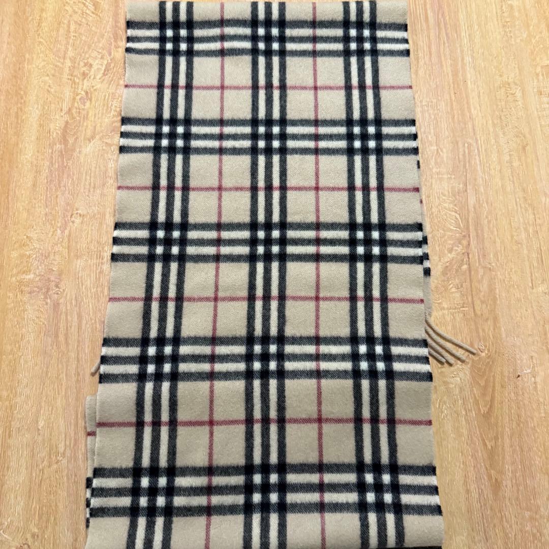 BURBERRY LONDON カシミヤ 100% ノバチェック マフラー