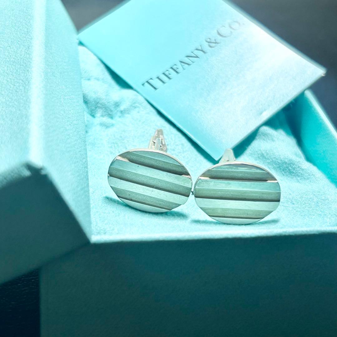 ティファニー　カフリンクス　カフス　ボタン　スーツ　Tiffany