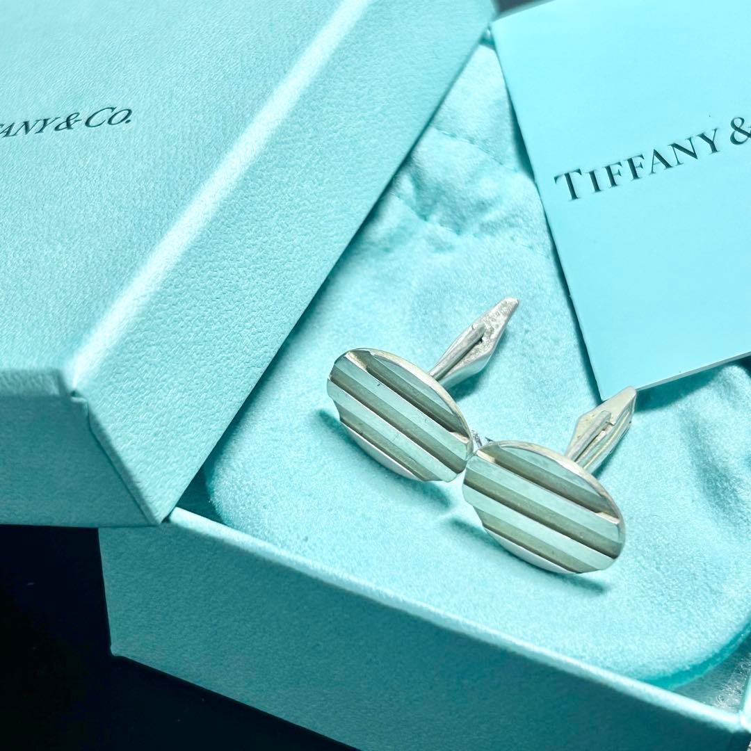 ティファニー　カフリンクス　カフス　ボタン　スーツ　Tiffany