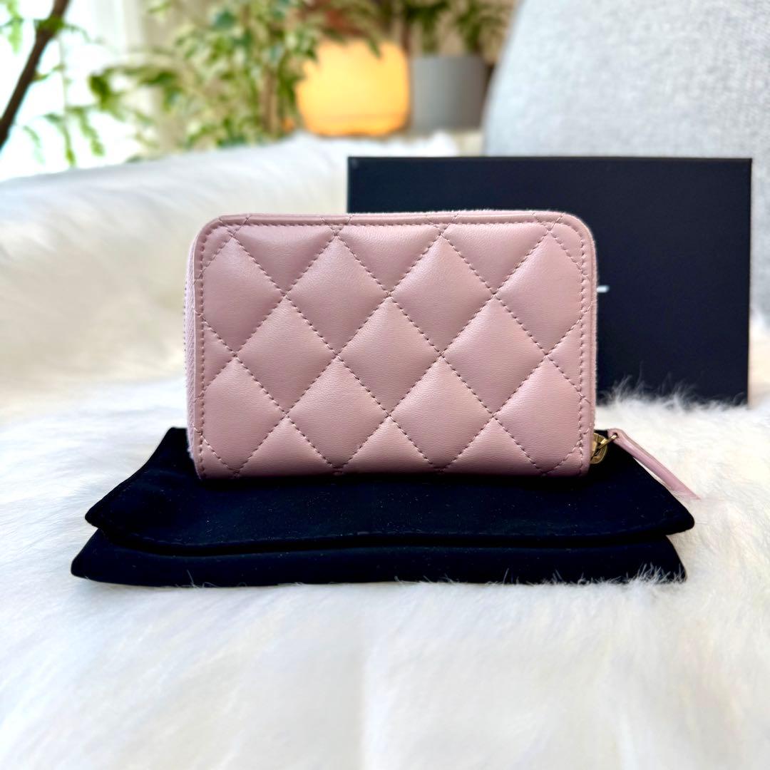 CHANEL シャネル マトラッセ ジップ パース フラグメントケース