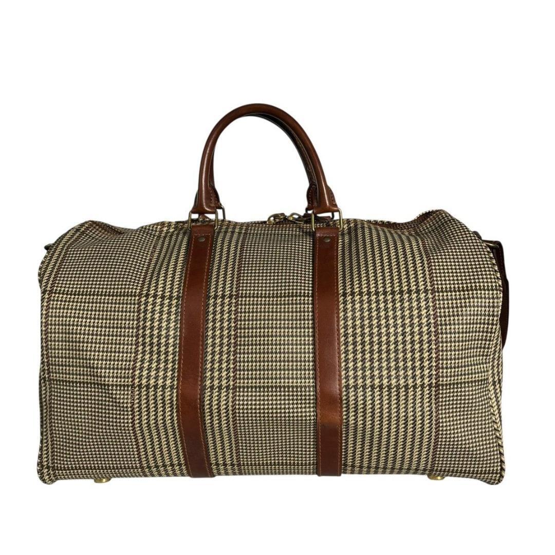 希少 Polo Ralph Lauren ボストンバッグ 千鳥柄 2way