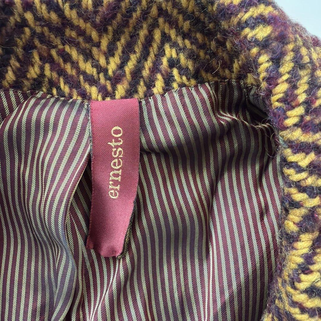 ernesto エルネスト　チェスターコート　46　マスタード