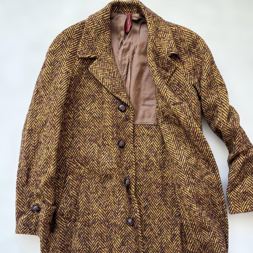 ernesto エルネスト　チェスターコート　46　マスタード