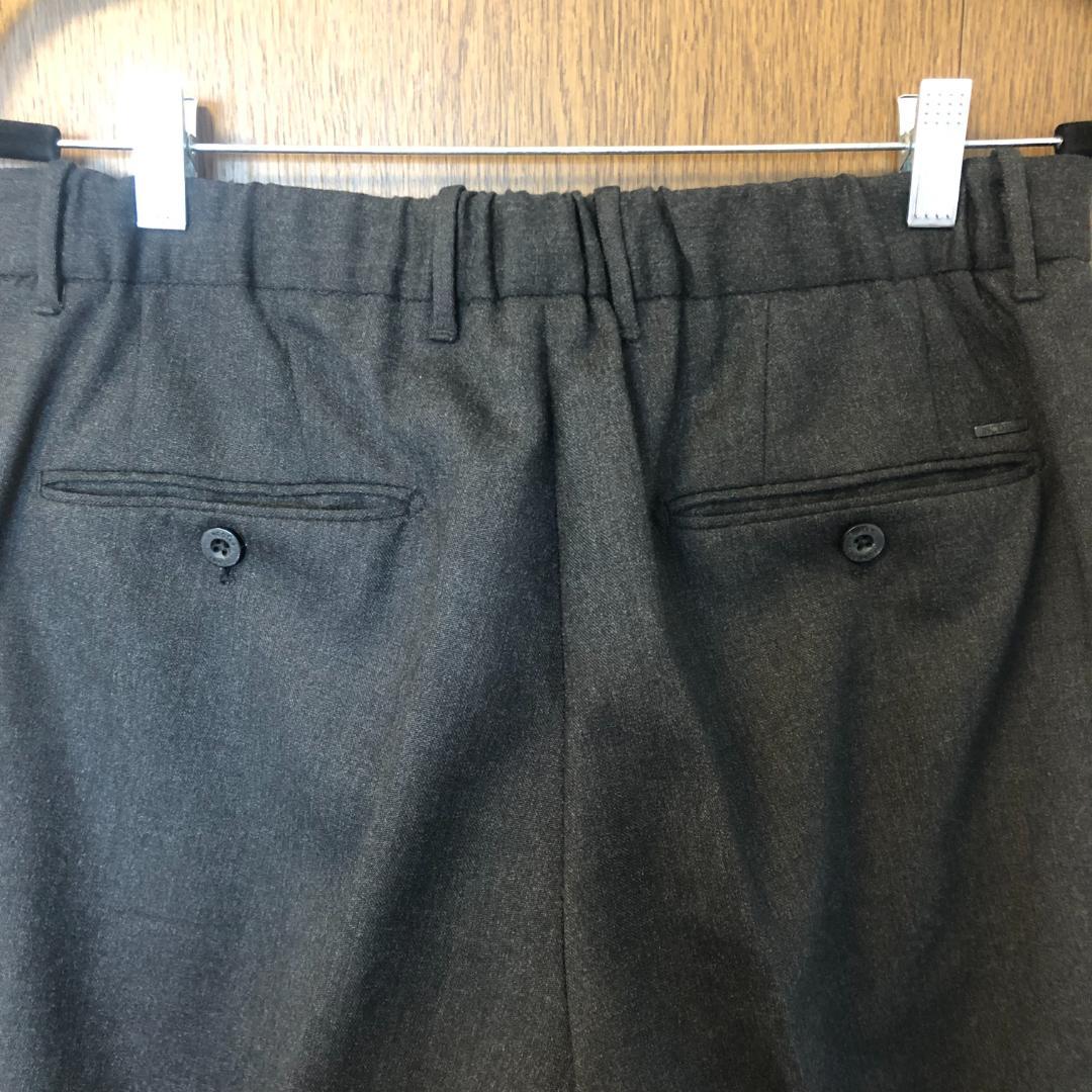 【INCOTEX】SLIM FIT ウールスラックス 48 シャーリング