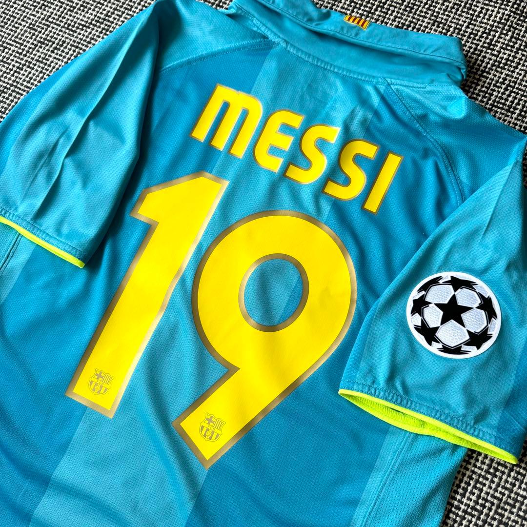 【50周年×CLパッチ付き】リオネル・メッシ ＃１９ FCバルセロナ ０７／０８