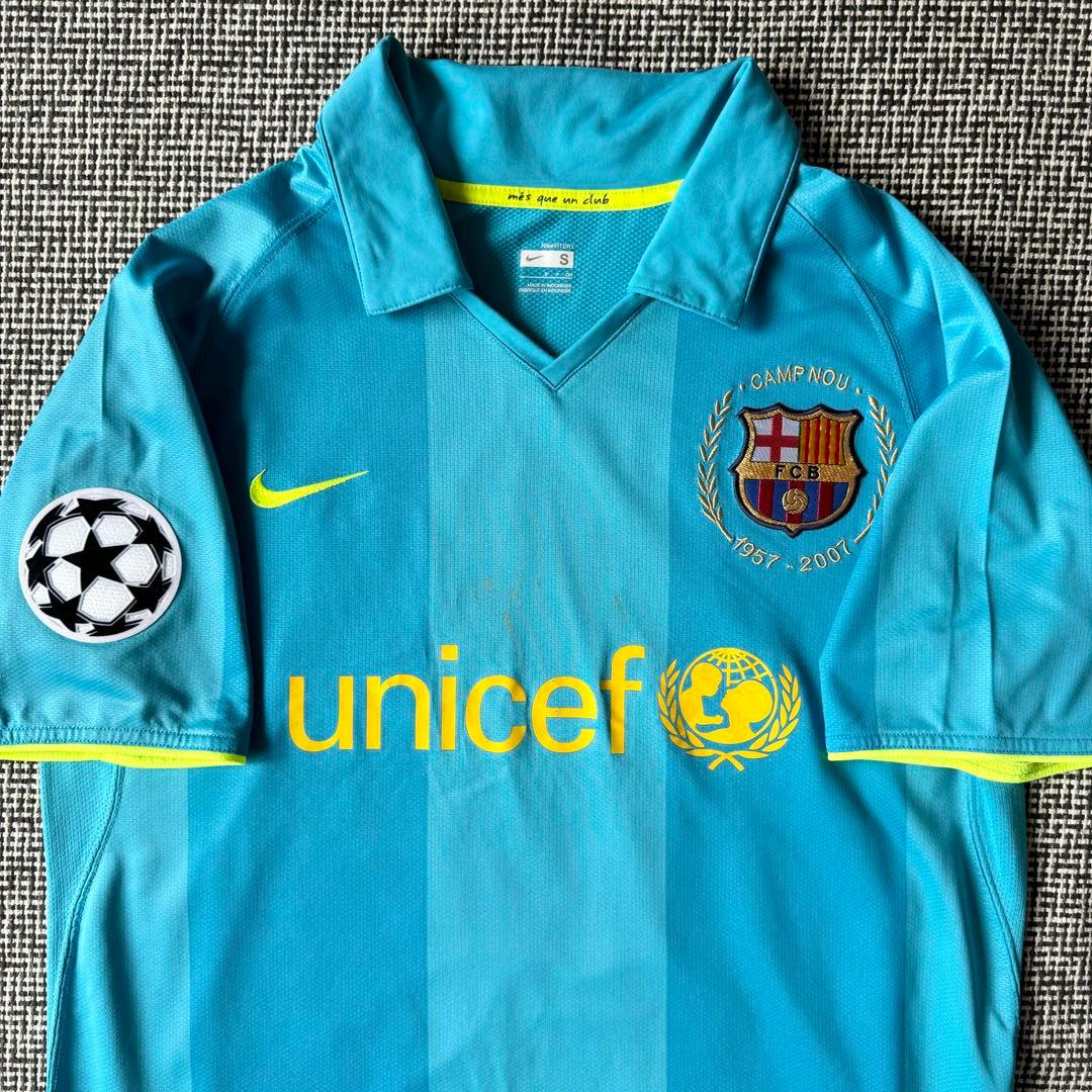 【50周年×CLパッチ付き】リオネル・メッシ ＃１９ FCバルセロナ ０７／０８