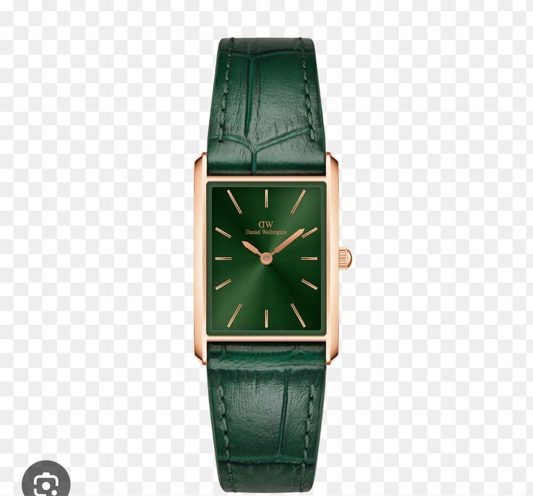 Daniel Wellington グリーン レザーベルト 時計