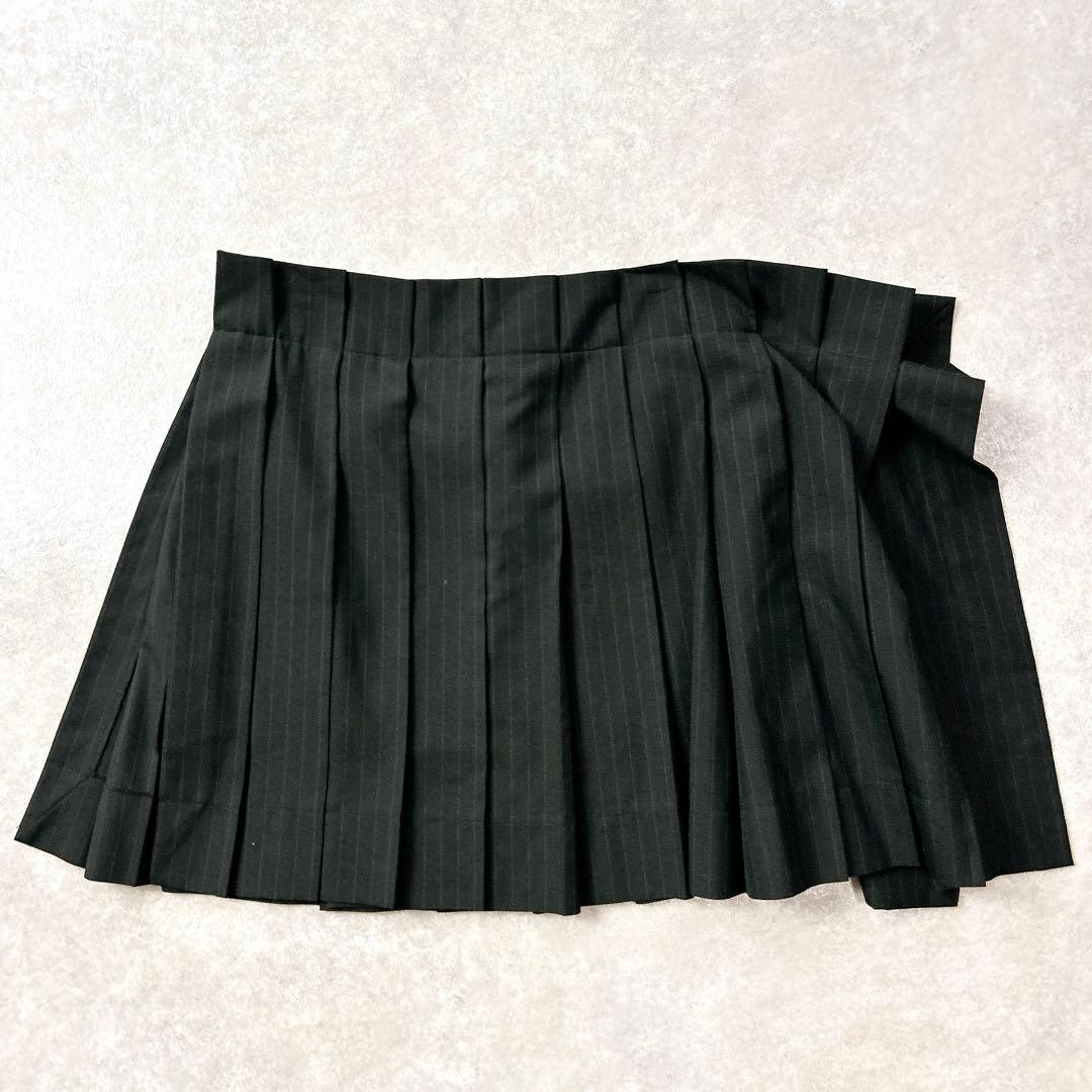 vivienne westwood ヴィヴィアン　プリーツ変形スカート　ブラック