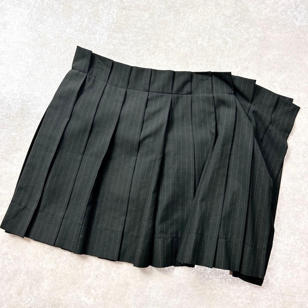 vivienne westwood ヴィヴィアン　プリーツ変形スカート　ブラック
