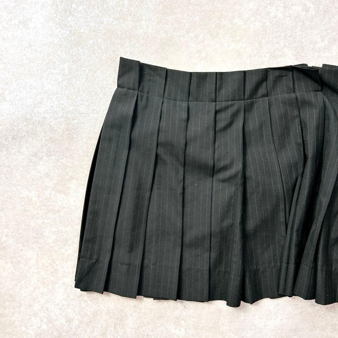 vivienne westwood ヴィヴィアン　プリーツ変形スカート　ブラック
