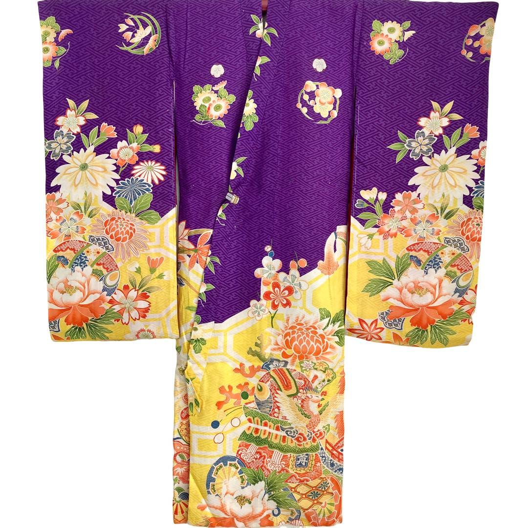 アンティーク　女の子　子供着物　NO5