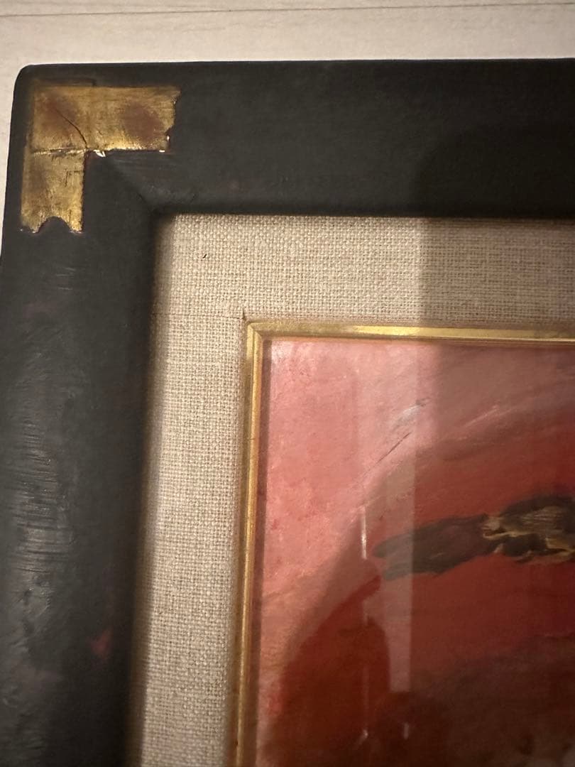 織田広喜　油絵　少女 F3