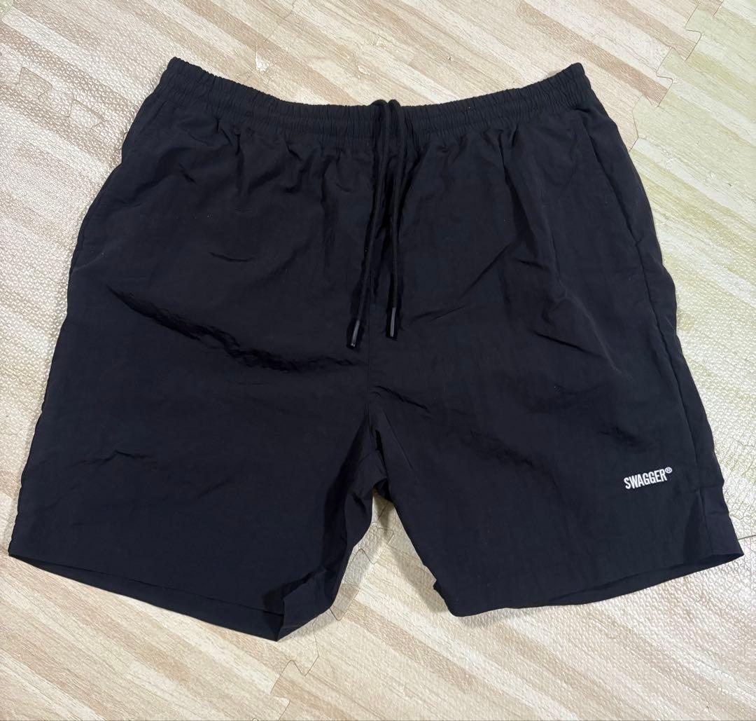 SMAGGER カーキ・黒 撥水ショートパンツ 2点セット XL