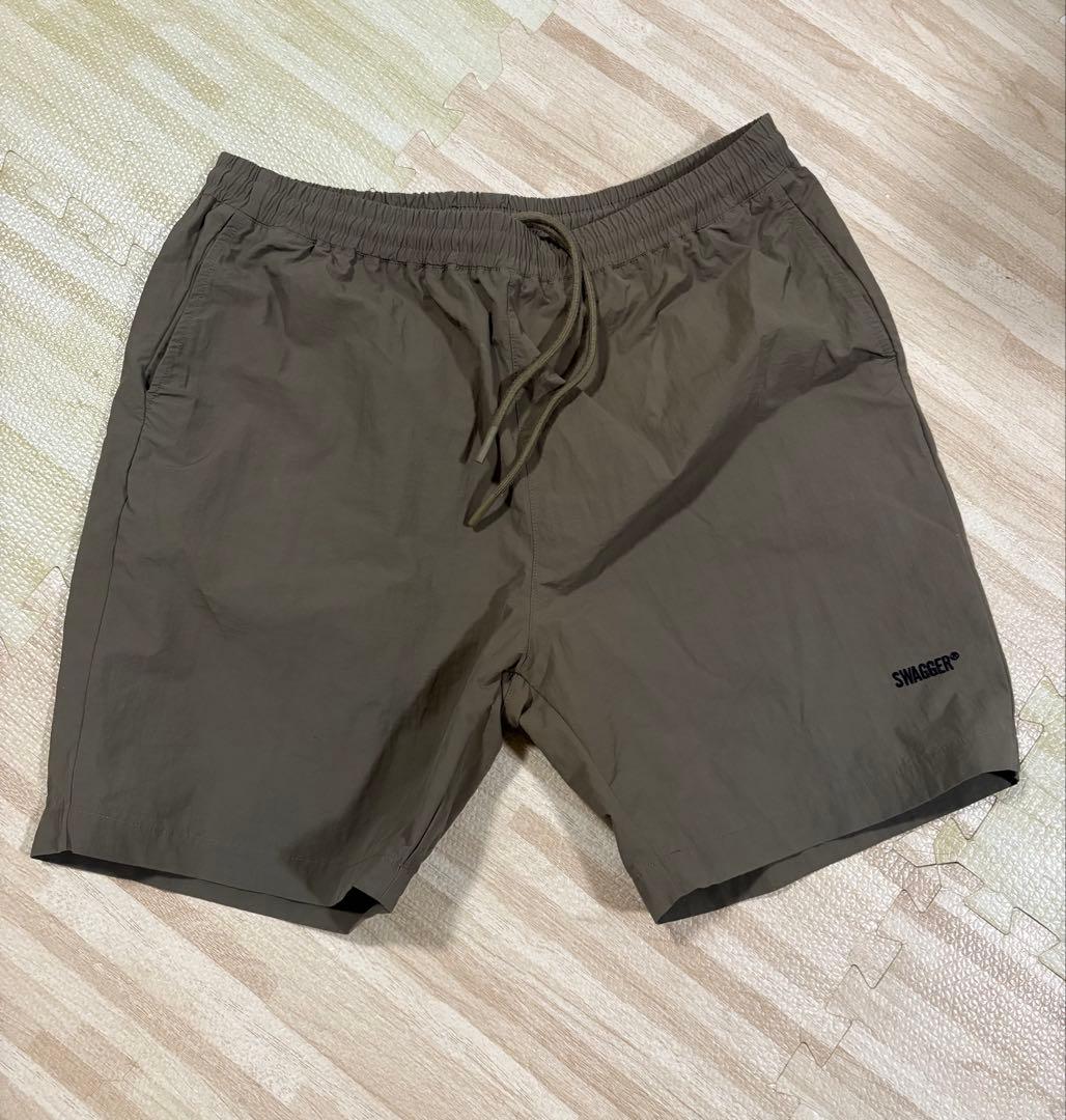 SMAGGER カーキ・黒 撥水ショートパンツ 2点セット XL