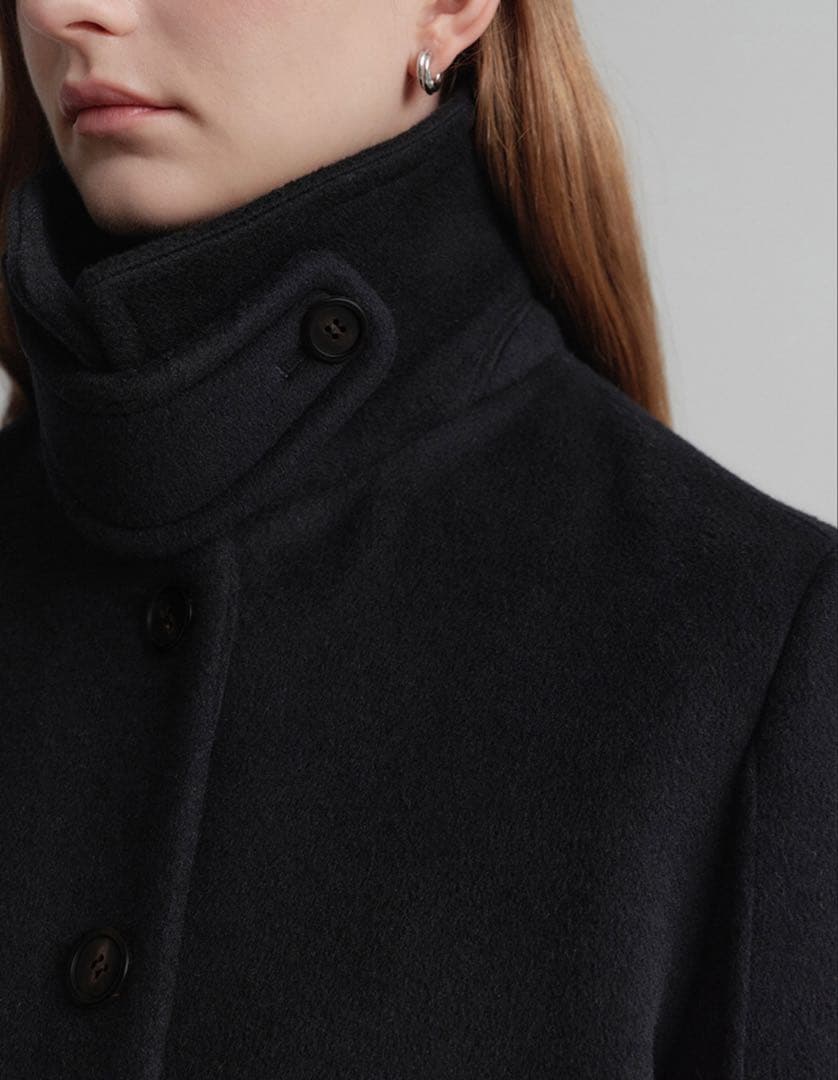 完売 新品 韓国 LOOKAST ウール カシミア ショート ジャケット コート