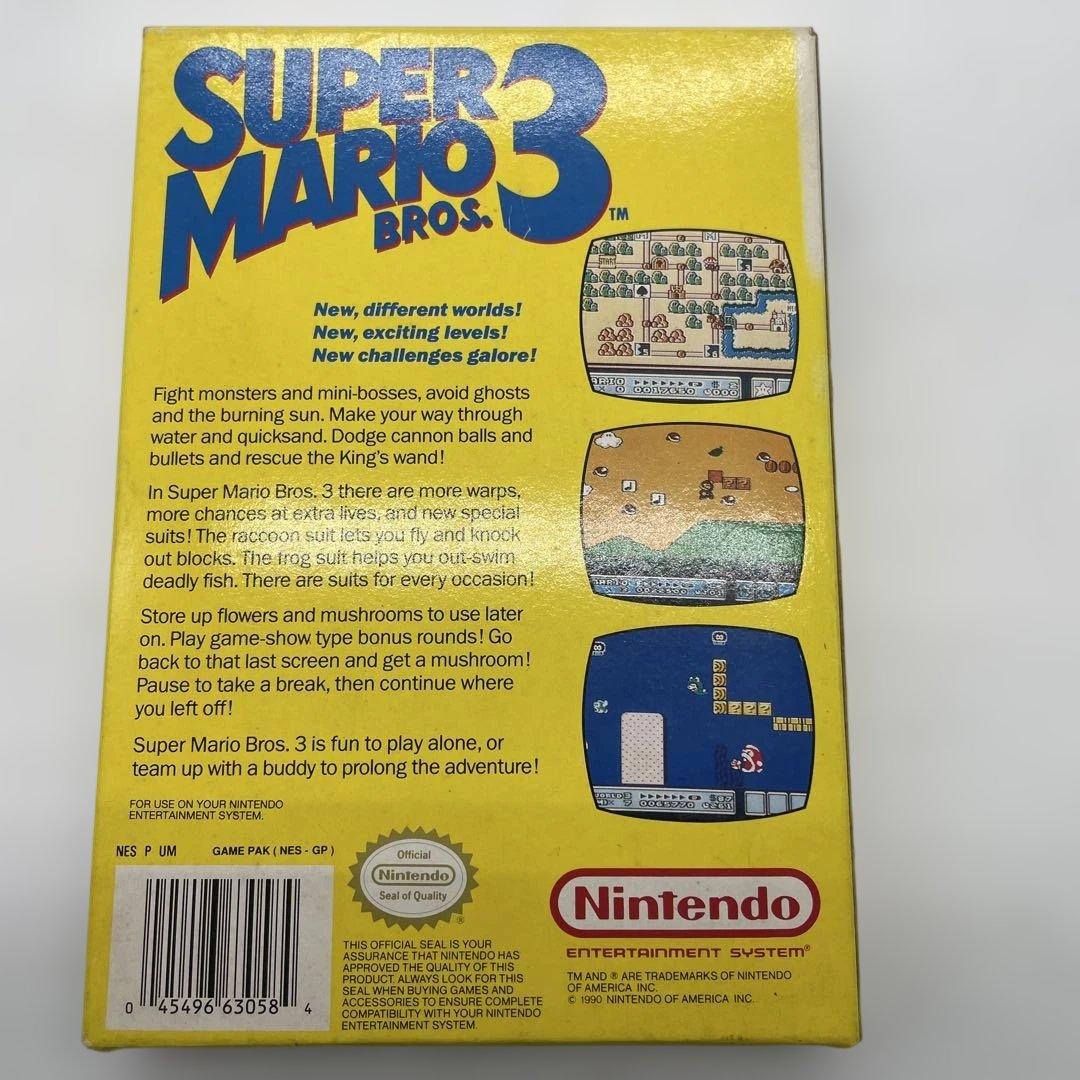 SUPER MARIO BROS. 3（スーパーマリオブラザーズ3）箱付