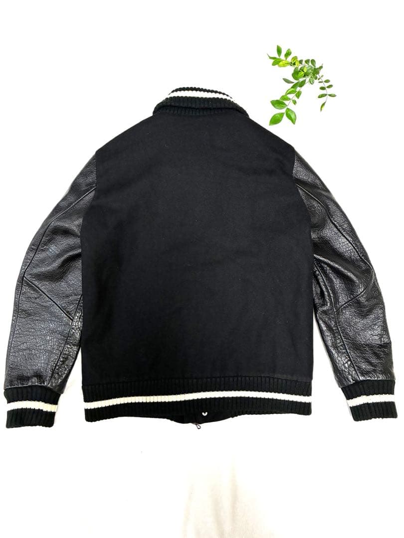 nano・universe ナノ・ユニバース スタジャン レザー ジャケット M