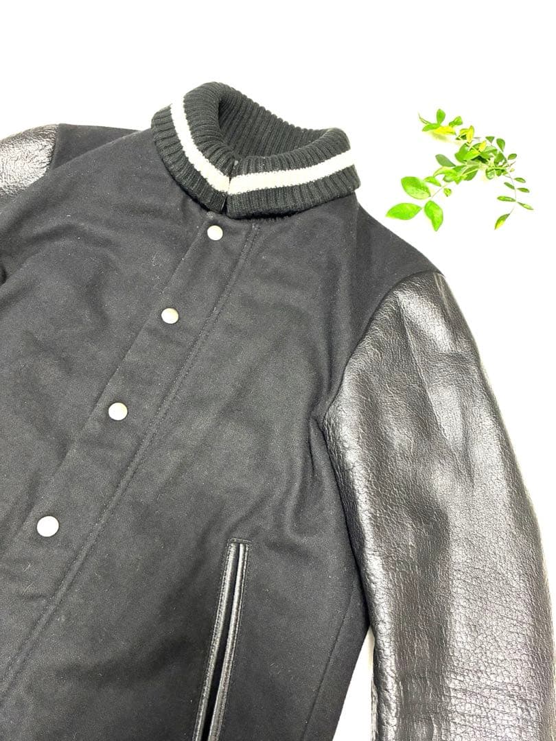 nano・universe ナノ・ユニバース スタジャン レザー ジャケット M