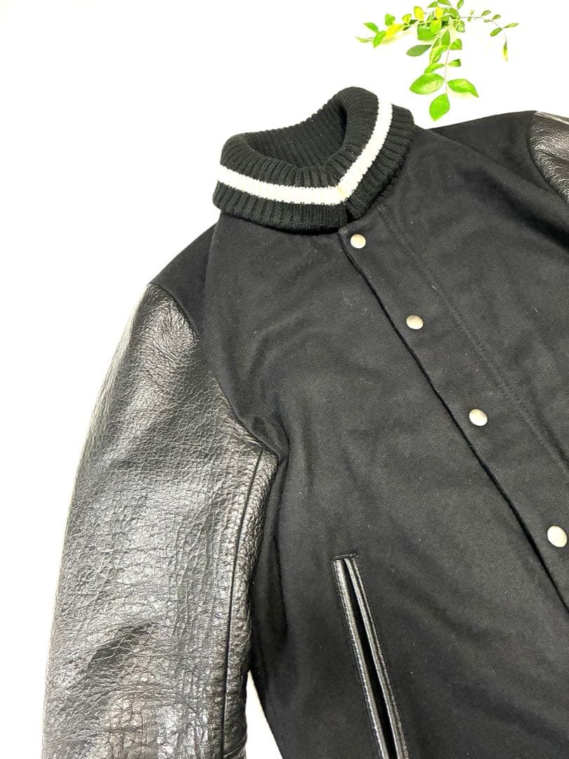 nano・universe ナノ・ユニバース スタジャン レザー ジャケット M