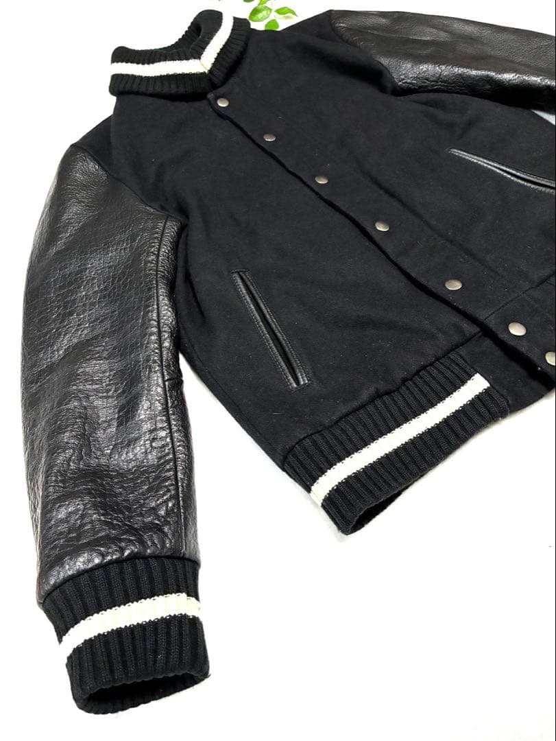 nano・universe ナノ・ユニバース スタジャン レザー ジャケット M