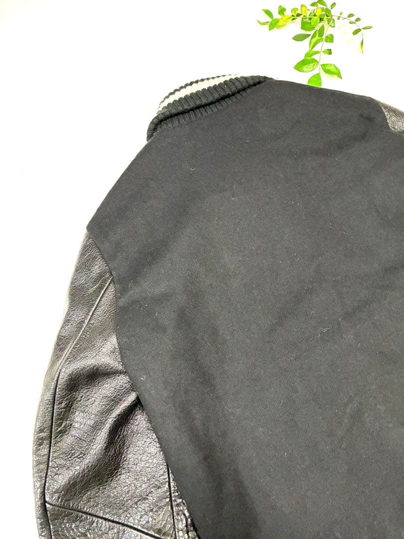 nano・universe ナノ・ユニバース スタジャン レザー ジャケット M