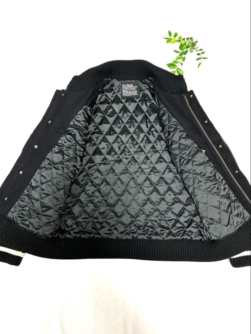 nano・universe ナノ・ユニバース スタジャン レザー ジャケット M