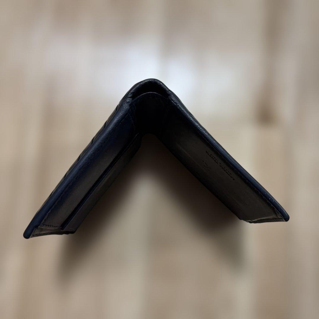 Bottega Veneta 二つ折り財布 ネイビー