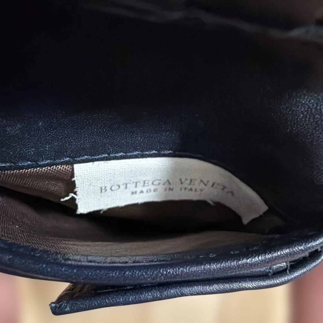 Bottega Veneta 二つ折り財布 ネイビー