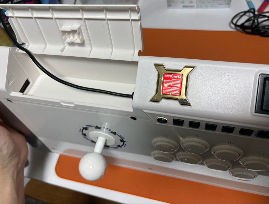 Qanba Q3 Obsidian パールホワイト　アケコン　スト6