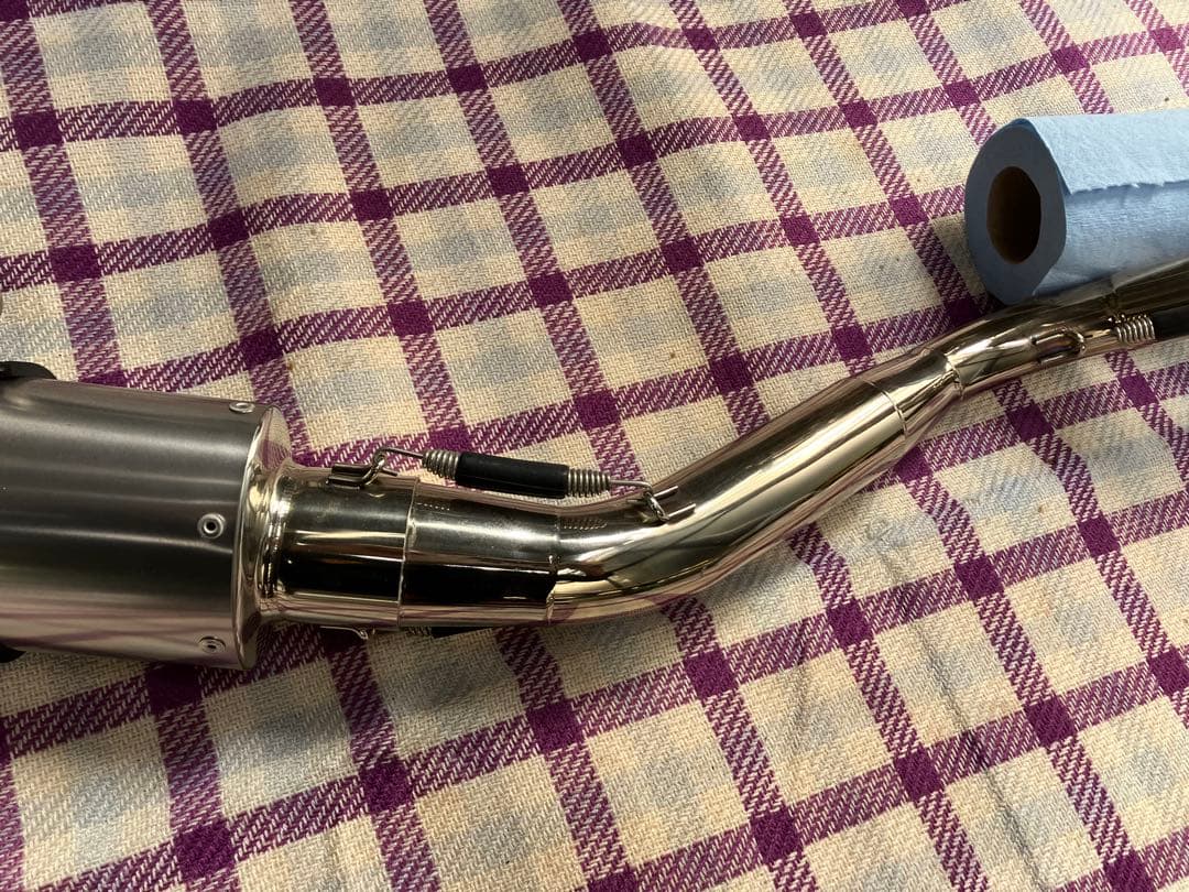 Z125PRO WR'S ステンレス ショートオーバルマフラー 中古