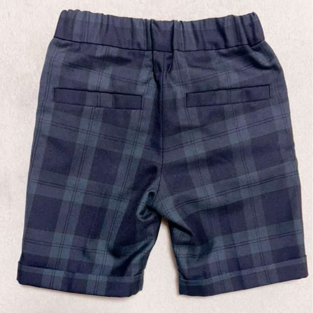 グリーンレーベルリラクシング　フォーマルセット　115cm チェック　スーツ