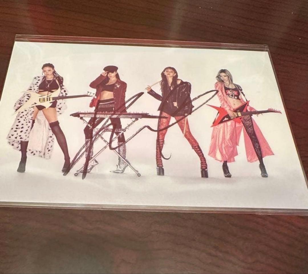 最安値 aespa カリナ 直筆サイン rich man