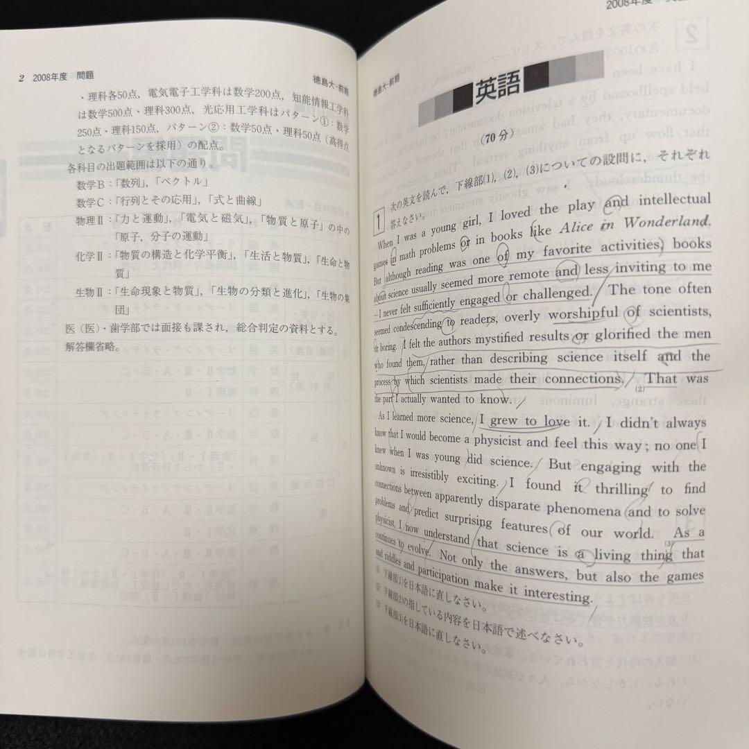 徳島大学　医学部　2004年～2024年　21年分　赤本