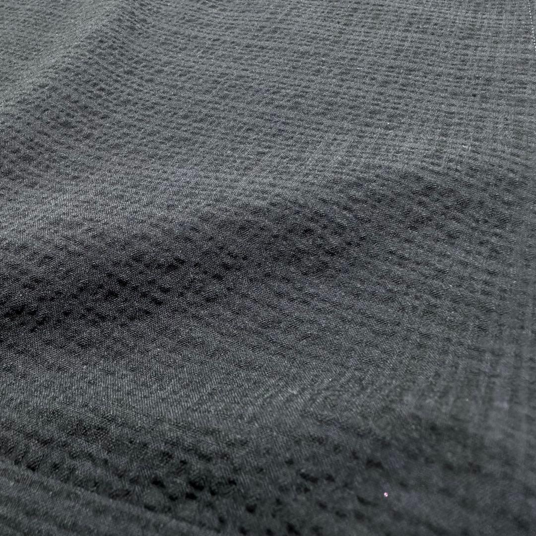 完売品✨BACCA シアサッカーカバードサロペット オールインワン 紺 34