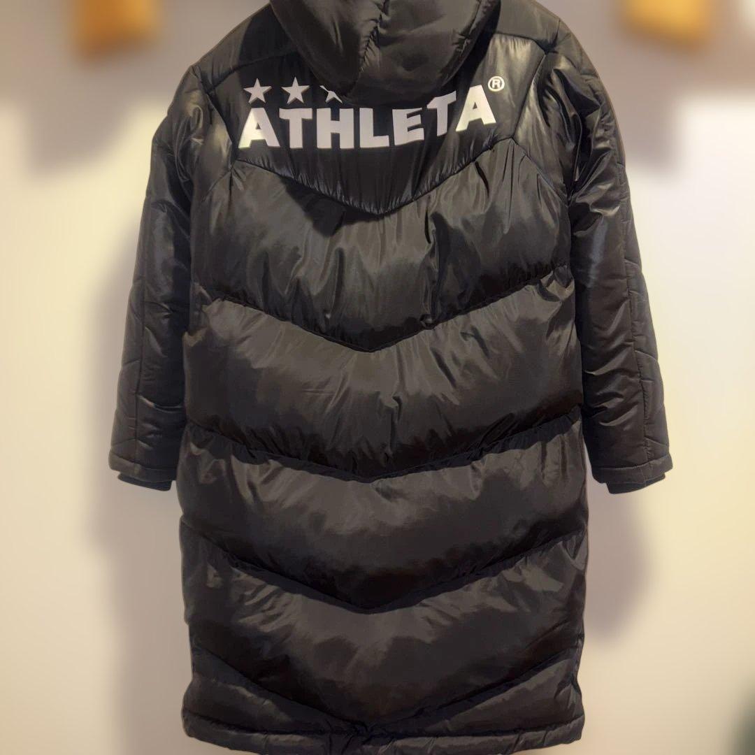 美品　アスレタ ATHLETA ダウン　ベンチコート　Sサイズ