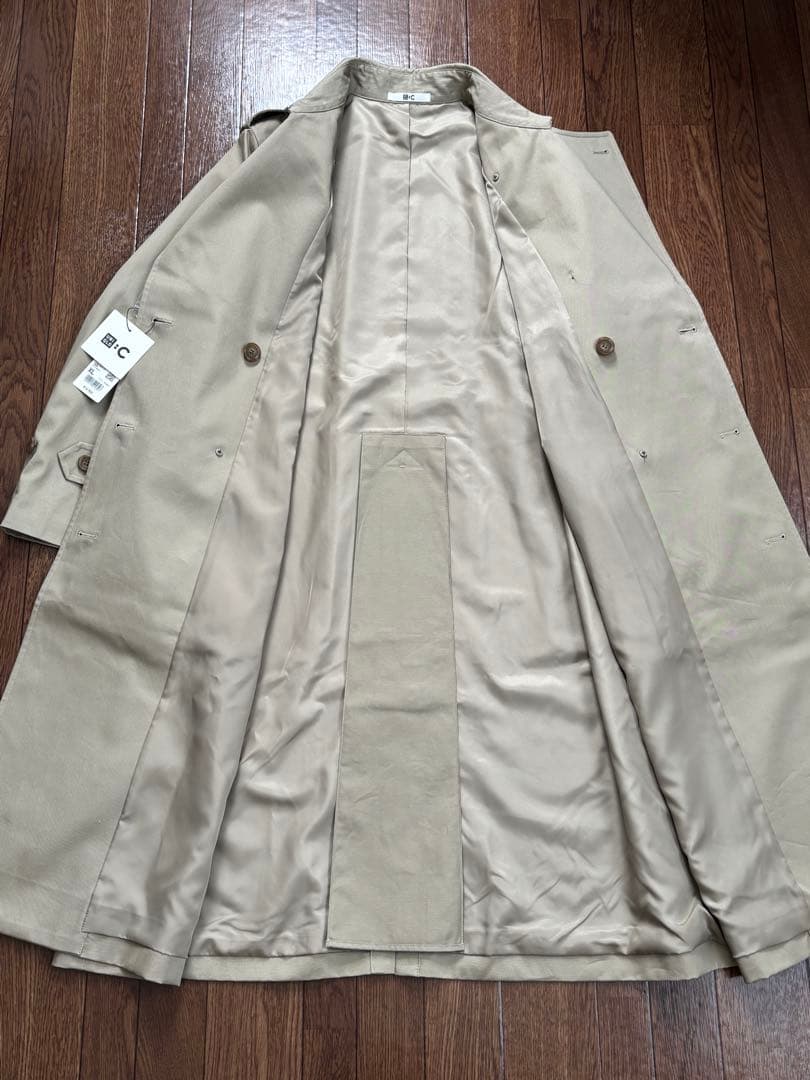 新品タグ付き UNIQLO トレンチコート ベージュ XL