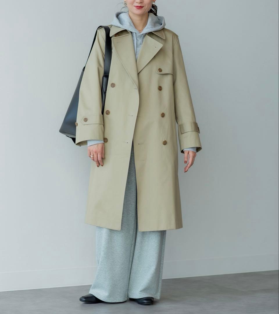 新品タグ付き UNIQLO トレンチコート ベージュ XL