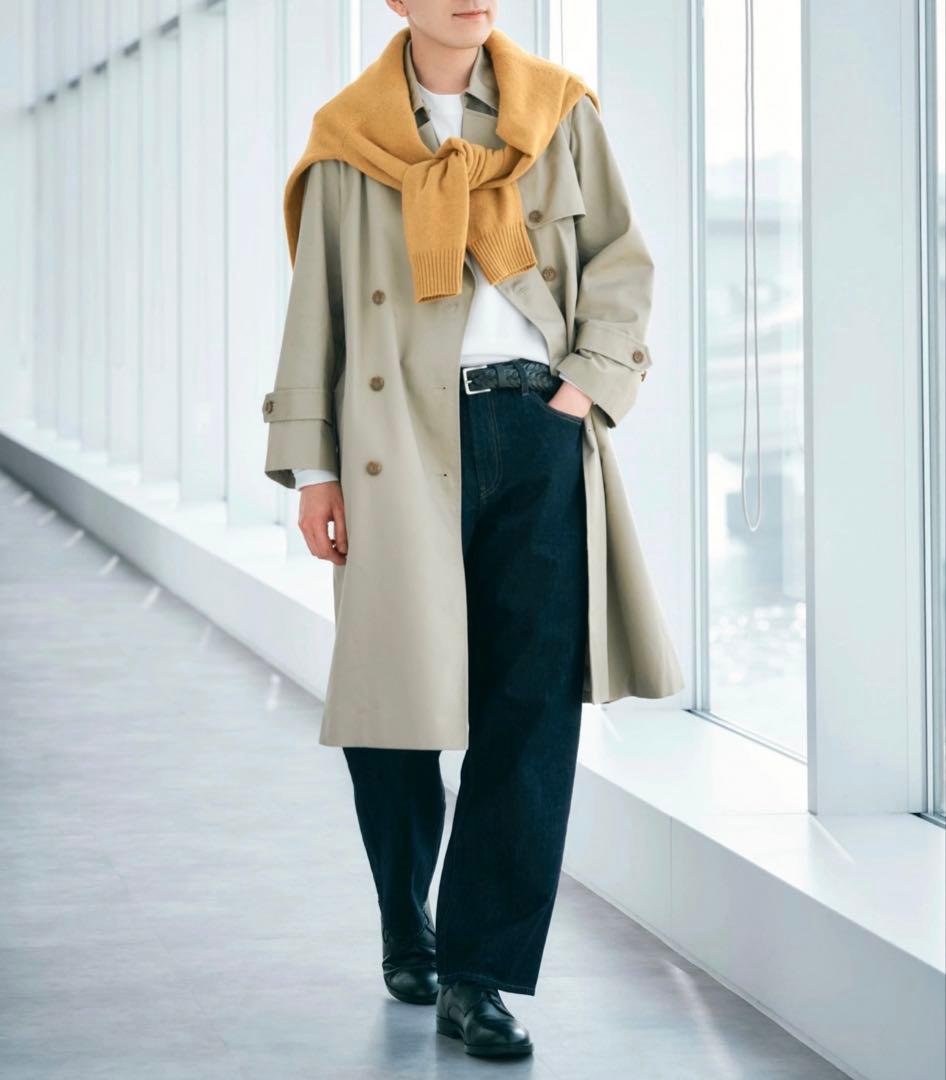 新品タグ付き UNIQLO トレンチコート ベージュ XL