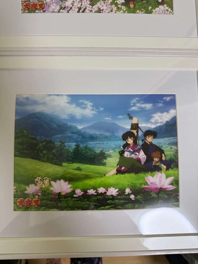 【週末限定セール】【新品】犬夜叉 A5 キャラファイングラフ 4枚セット