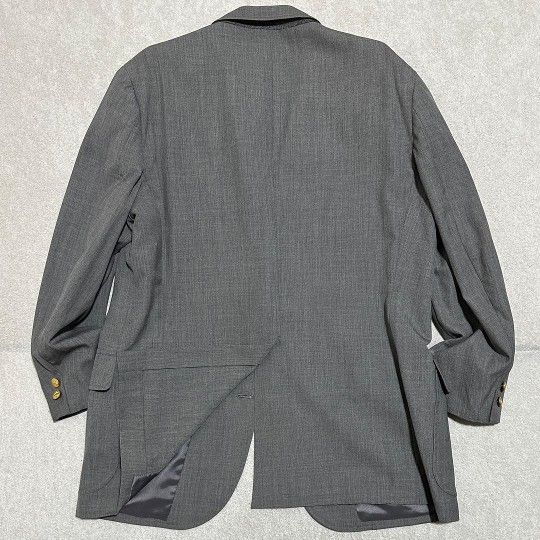 M〜L✨ブルックスブラザーズ　金ボタン　ブレザー　テーラードジャケット　グレー