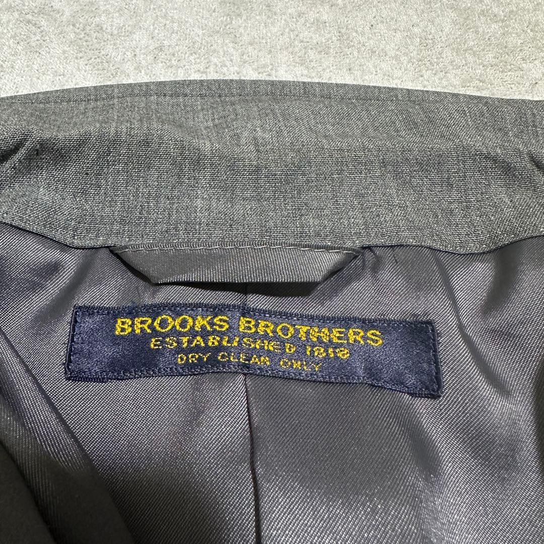 M〜L✨ブルックスブラザーズ　金ボタン　ブレザー　テーラードジャケット　グレー