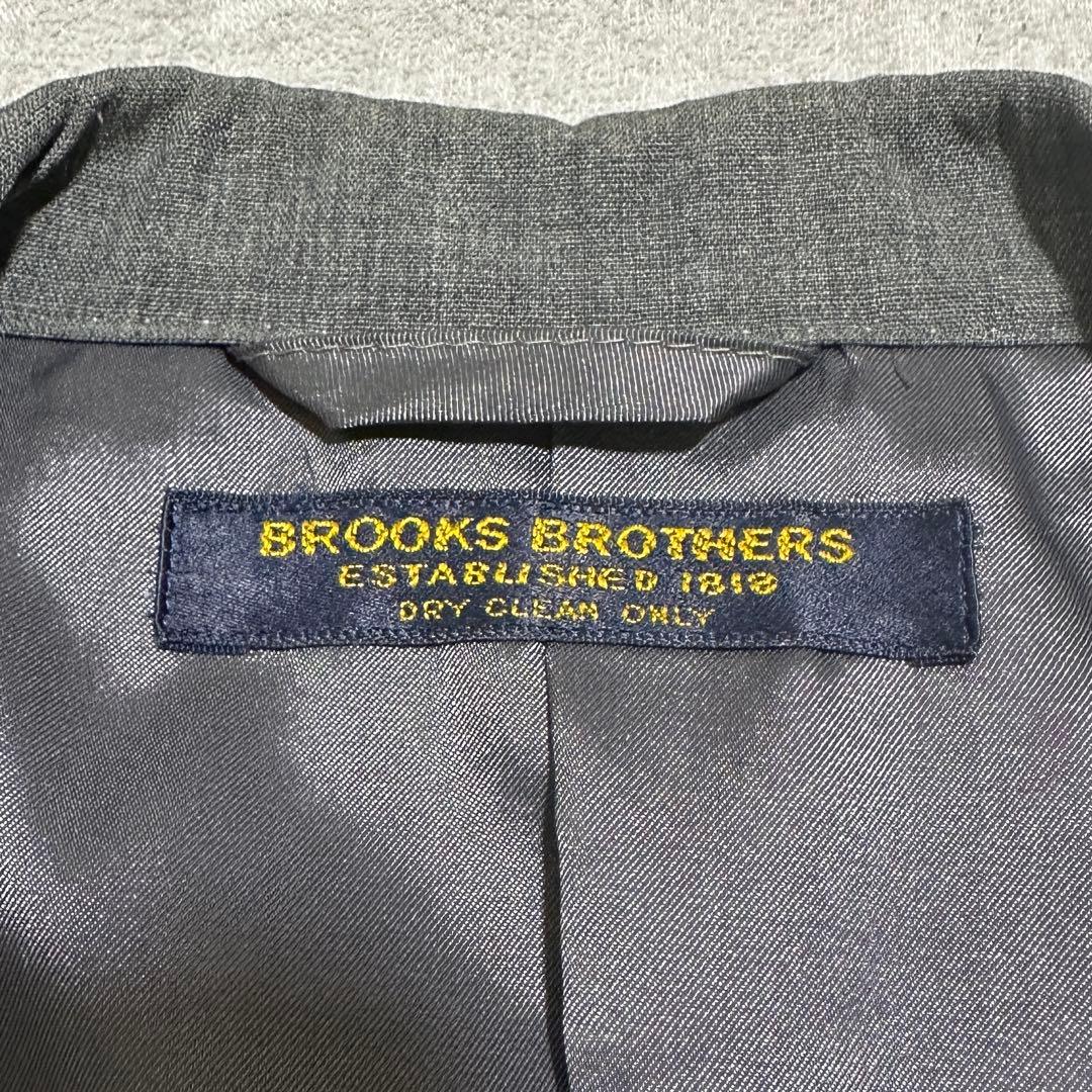 M〜L✨ブルックスブラザーズ　金ボタン　ブレザー　テーラードジャケット　グレー