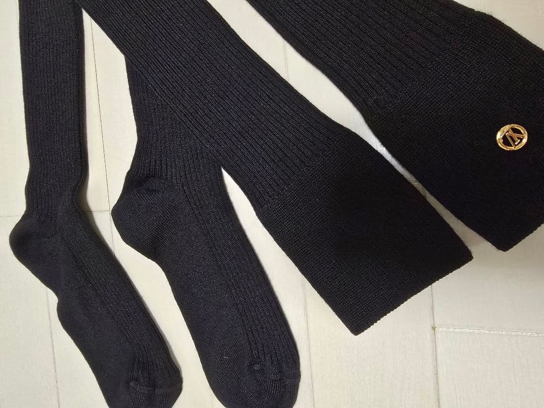 ヴィトン　ニーハイソックス　フリーサイズ