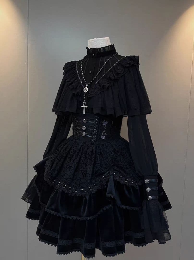 G*y様 SUSIN 日沉棘　ロリータ　セットアップ　ブラック